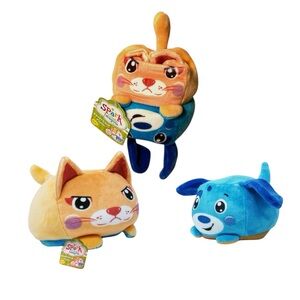 Spark Create Imagine Dog & Cat Reversible Plush